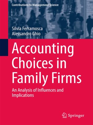 cover image of Accounting Choices in Family Firms